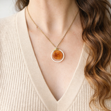 Autumn Rose Necklace