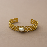 Golden Pearl Bangles