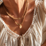 Boho Shell layered Choker