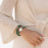 Aqua Pearl Wrap-over