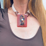 Amber & Pearl Stone Statement