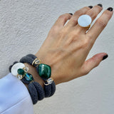 Ever Green & Mother of Pearl Set