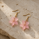 Pink Lilly Earrings