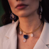 Lilac Rose Semiprecious Choker