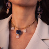Lilac Rose Semiprecious Choker