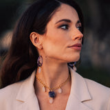 Lilac Rose Semiprecious Choker
