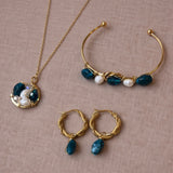 Teal & Pearl Set