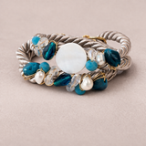 Teal Majesty Rope Bracelet
