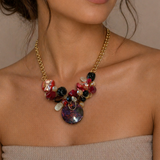 Ruby Velvet Statement necklace