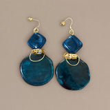 Teal Majesty Earrings