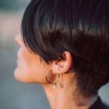 Metallic Hour Hoops