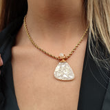 Golden Sparkle Rope Necklace
