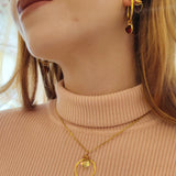 Infinity love heart necklace
