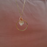 Infinity love heart necklace
