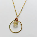 Infinity love heart necklace