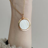 Mother of pearl shell pendant