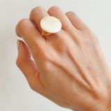 Mother of pearl ring