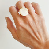Mother of pearl ring