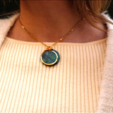 Serene green necklace