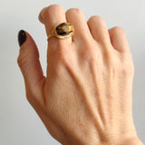 Tiger's eye ring