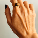 Tiger's eye ring