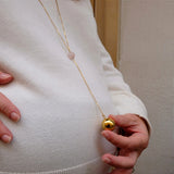 Pregnancy bola necklace
