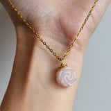 Rose Quartz Flower