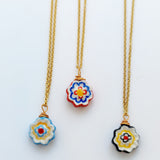 Free spirited flower pendant