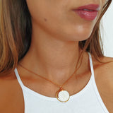 Mother of pearl shell pendant