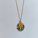 Flouride minimal necklace