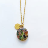 Flouride minimal necklace