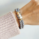 Trio fresh water pearl bracelet