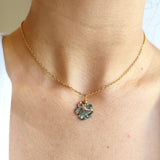 Abalone Flower Necklace