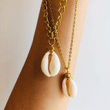 Shell necklaces (sold separately)